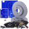 ATE Bremsenset Vorderachse inkl. Bremsscheiben vorne Ø 295 mm belüftet und Bremsbeläge vorne + Warnkontakt Kompatibel mit MERCEDES A-Klasse (W176), B-Klasse (W246, W242), CLA (117), GLA-Klasse (X156)