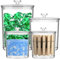 TIDIdea 4-Pack Laundry Pods Storage Container - ‎Premium Plastic Jar for Laundry Room Organisation and Bathroom Storage - Perfect for Laundry Detergent,Pods,Washing Powder,Tablets,Peg,Scent Booster