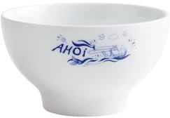 KAHLA 202921A00615C AHOI Marie Bowl 14 cm Kleine Elbmusik | Müslischüssel aus Porzellan im maritimen Stil