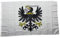 Stormflag Preußen flagge 3x5ft/90x150cm Kaiserhaus n. Flagge Polyester Pongee 90g mit Ösen mit Doppelnadel genäht.