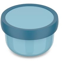 Mepal - Obstbox Campus - Snackbox für Kinder - Spülmaschinen- und mikrowellenfest - BPA-frei - 300 ml - Cool blue