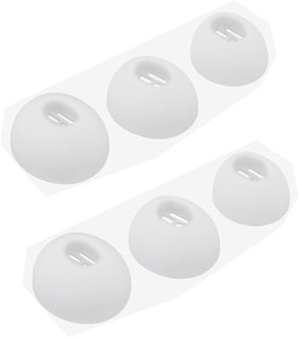 6 gommini auricolari in silicone per OPPO Enco Air2 Pro, auricolari di ricambio per OPPO Enco Air2 Pro Buds TWS (bianco)
