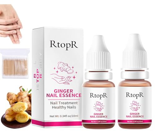 Ginger Nail Fungus Treatment For Toenail, Fungal Nail Treatment, Fungigone Nail Treatment, Fungigone Nail Fungus Removal, Fungigone Ginger 𝐍𝐚𝐢𝐥 Essence 𝐍𝐚𝐢𝐥 Treatment (2Pcs)