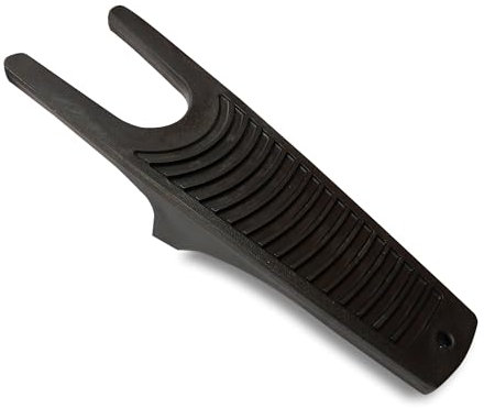 EKODE™ Durable Bootjack Extra Grip Plastic Black Boot Jack - Heavy Duty Wellington Boot Remover and Welly Boot Puller with Integrated Rubber Inlay For Garden Boots, and Riding Boots
