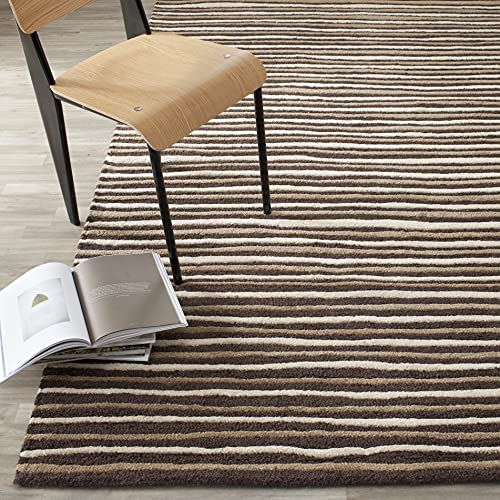 Safavieh Martha Stewart Collection MSR3619B Teppich, Wolle, Viskose, Braun Modern 2'6 x 4'3 Tilled Soil Brown