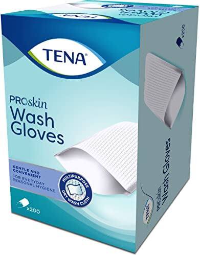 Waschhandschuh TENA Wash Glove unfoliert(6x200Stk), Wasch- und Handtücher