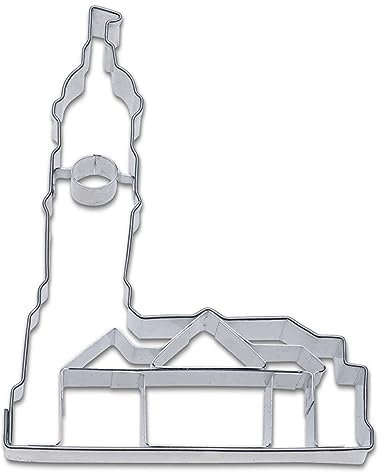 Städter Präge-Ausstecher Hamburger Michel 10 cm Edelst, Edelstahl, Silber