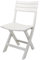 Multistore 2002 Gartenstuhl Klappstuhl Campingstuhl Klappsessel Klappbar Balkonmöbel Gartenmöbel Terrassenmöbel Campingmöbel Kunststoff - Weiss