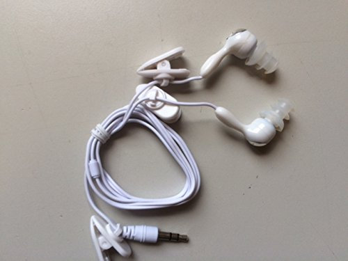 Con Micrófono Auriculares Reproductor Mp3 Sumergible Jack 3.5 mm Waterproof Natación Piscina IPX8 compatible con iphone smartphones y tablet