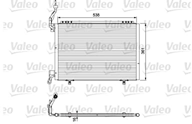 VALEO Condenser Air Conditioner 814075