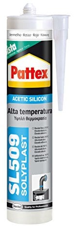 Silicone Alta Temperatura 'Sl509' Sigillante Siliconico Acetico Ideale Per Sigillare Parti Metalliche Esposte Ad Alta Temperatura(250°C In Continuo,Fino A Picchi Di 300°C),Per Sostituire Le Guarnizioni Di Pompe Su Impianti Chimici,Motori E Macchina Utensi