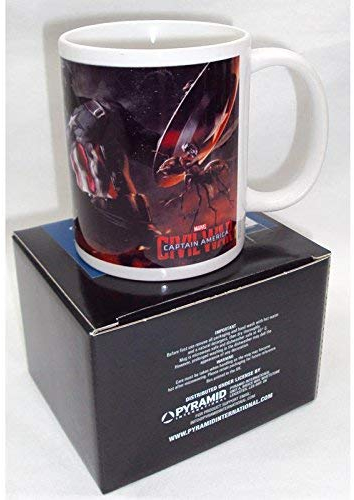 Civil War Captain America Tasse Battle, Keramik, Mehrfarbig, 7.9x11x9.3 cm