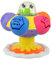 TOMY Baby Spielzeug Dreh-, Sortier- & Plopp UFO mehrfarbig - hochwertiges Motorikspielzeug für Babys ab 10 Monate, E72611C