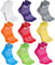 Rainbow Socks - Damen Herren Bunte Baumwolle Sport Socken - 9 Paar - Lila Grün Grau Pink Orange Rot Weiß Blau Gelb - Größen 36-38