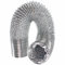 SPARES2GO 5m Aluminium Flexible Vent Hose Exhaust Pipe for Indesit Tumble Dryer (4 / 100mm Diameter)