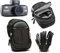 Navitech Black Case Bag Compatible with The EKEN H9s 4K Action Camera