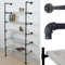 Standregal HWC-C45, Wohnregal Bücherregal Ablageregal, Industriedesign Holz Metall, 165x80x28cm - weiß