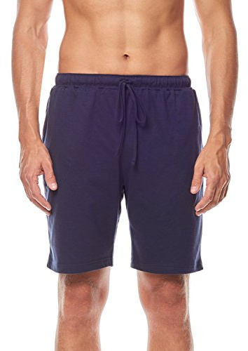 Timone Herren Schlafanzughose Kurz TI30-114 (Marine, XXXL)