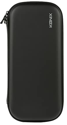 Konix Mythics Housse de Protection et Transport Pro pour Consoles Nintendo Switch, Switch Lite et Switch OLED - Rangement 14 Jeux - Noir