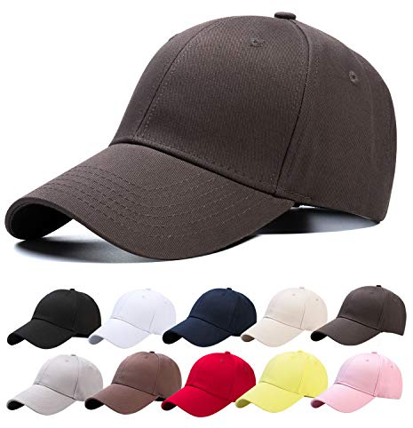 OCTERING Baseball Cap Unisex Baumwolle Baseball Mützen Reine Farbe Baseboard Baseballkappe