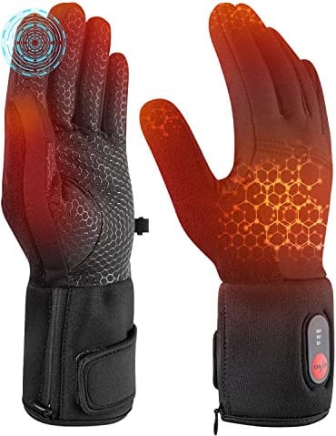 Sun Will Heated Glove Liners Men Women Rechargeable,Battery Electric Thin Heated Gloves Winter Thermal for Cycling Driving Hunting Working Running Camping Athritis Raynaud's Hand Warmer