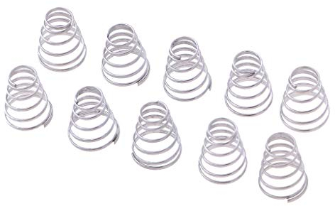 Toygogo 10 Stücke Professionelle Ersatzfedern Für Fahrrad Schnellspanner Durable Edelstahl Federn Für MTB Rennrad Radnabe Spieße Für Trainer