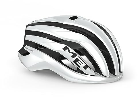 Road Cycling Helmet MET Trenta MIPS - M / 56-58cm - White/Black