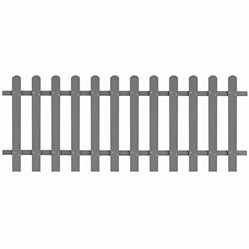 Bigto Brise-vue en bois composite 180x180 cm Gris, 200 x 120 cm.