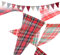 Weihnachten Wimpelkette,Mehrfarbig Dreieck Flaggen Kariert Wimpel Girlande,Weihnachten Ammer Banner für Weihnachtsfeier Geburtstag Party Hochzeit Dekoration Picknickparty Indoor Outdoor