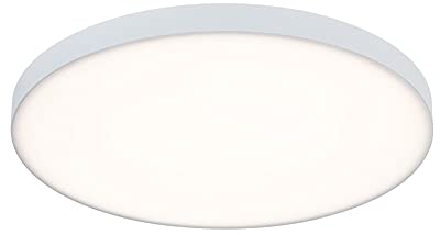 Paulmann 79890 LED Panel Velora rund 300mm 1500lm 3000K Weiß rund Deckenleuchte Metall