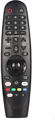 New IR AKB75855501 MR20GA Replaced Remote Control for 2020 LG Smart TV OLED, Nano Cell and 4K UHD Models with Netflix and Prime Video Hot Keys [NO Voice Magic Pointer Function] NO Batteries