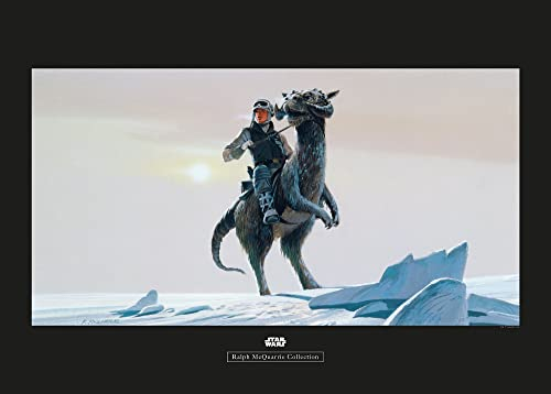 Komar Star Wars Classic RMQ Hoth Tauntaun - Größe: 70 x 50 cm, Wandbild, Poster, Kunstdruck (ohne Rahmen)