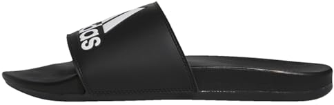 adidas Unisex Adilette Comfort Slides, Core Black/Cloud White/Core Black, 13 UK