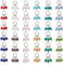 nbeads 48 Stück 12 Farben Kristall-Geburtsstein-Perlen-Charms, Glas-Edelstein-Perlen Anhänger Kristall-Charms Verbinder Für Die Herstellung von Schmuck Halsketten Armbändern Und Ohrringen
