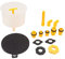 Tyenaza Entonnoir De Déversement, Kit De Remplissage De Liquide De Refroidissement 15 Pièces Kit D'entonnoir De Remplissage De Liquide De Refroidissement De Radiateur, pour Le rinçage du Moteur