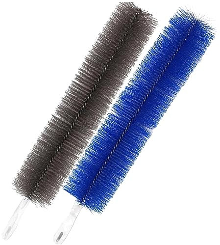 Fan Cleaner Radiator Cleaner Brush 2PCS Flexible Radiator Cleaner Brush Fine Fibre Bendable Fan Dusting Brush with Hangig Hole for Fan Cleaning
