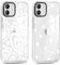 Xylota 2 Stück Transparent Handyhülle für iPhone 11 6,1 Hülle, Durchsichtig Aesthetic Liebesherz Muster Case, Weich Silikon Dünn TPU Stoßfeste Kratzfest Schutzhülle Frauen Mädchen Mode Cover