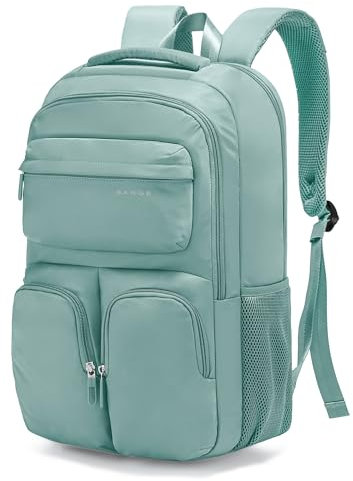 FUTURE AESTHETICS Reiserucksack für Damen, Herren, College-Rucksack, wasserdicht, Handgepäck, Business-Rucksack, Hell, blau, Large, Laptop-Rucksack