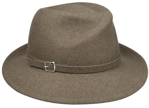 Mayser Twisted Crown Wollhut Wollfilzhut Filzhut Damenhut Damen - Made in The EU Winter Herbst-Winter - One Size beige