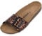 Palado Pantoletten Damen Malta EGS Leo - bequeme Sandeln Made in Spain - Hausschuhe mit dämpfendem Kork-Fußbett - modische Sommerschuhe Braun UK5,5 - EU38