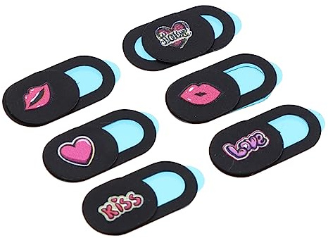 CAXUSD 6pcs Webcam Cover Slider for Laptop Privacy Camera Cover Slide Material Easy Peel and Stick
