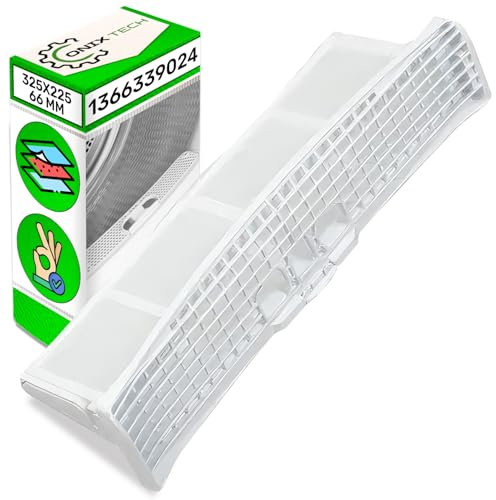 Flusensieb für Trockner 325x225x66 mm mit Originalcode 1366339024 136633902/4 für Zunassi für AEG - Garantie 5 Jahre - ONIX TECH