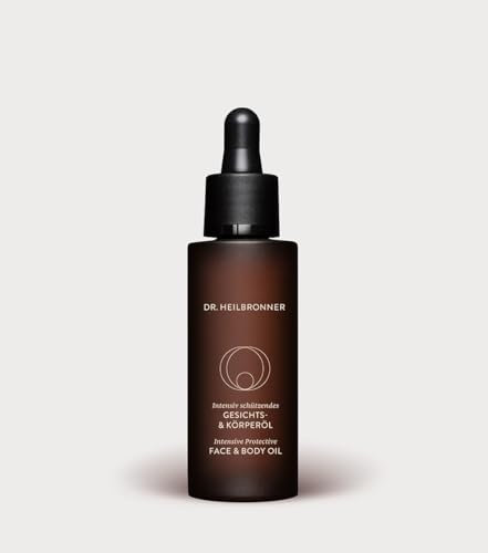 Dr. Heilbronner Bio Gesichtsöl und Körperöl für trockene Haut I Bio Öle wie Arganöl Jojobaöl Granatapfelkernöl und das Antioxidans Astaxanthin für Haut und Haar I Ölfläschchen 30ml