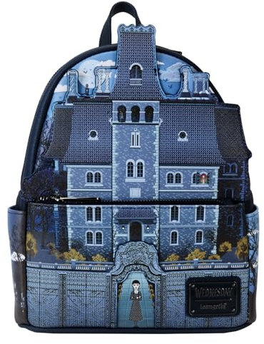 Loungefly MGM Wednesday Nevermore Academy Mini Rucksack