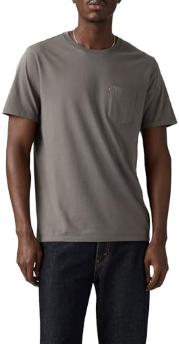 Levi's Herren T-Shirt Classic Pocket mit Brusttasche, Standard Fit