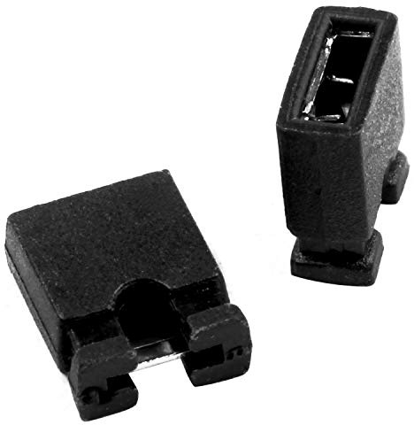 Muuoeou 200Pcs DVD HDD PC Mainboard PCB Stecker Jumper Caps 2-Pin