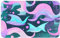 kurue Meerjungfrau Pastell Rosa Aqua Print Kieselgur Badematte Große rutschfeste Duschmatte mit Schnell Trocknender Badezimmer Bodenmatte