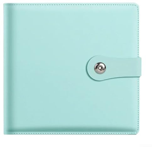 Gdfnmogo 100 Taschen, doppelseitiges Banknoten- und Briefmarken-Aufbewahrungsalbum mit 25 Blättern, großes Sammelbuch für Geldscheine, Postkarten, Tickets und (blau)