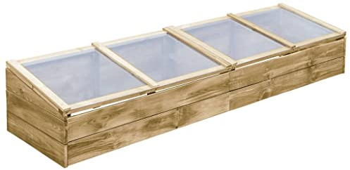 Genérico Invernadero de Madera de Pino impregnada 200x50x35 cm,Casa y jardín,Jardín,Jardinería,Invernaderos,45303