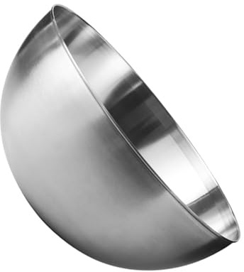 FOMIYES Bol Mélangeur Inox 24 Cm à Fond Rond, Saladier Multifonctionnel Anti-rouille, Bol à Pâtisserie Pratique Cuisine et Préparation Culinaire, Ustensile Réutilisable Polyvalent